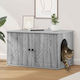 Vidaxl Cat House Gray Sonoma 85 x 55 x 50 cm En...