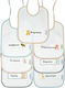 Ninetta Bebe Waterproof Bib Plastic with Lace Band 7pcs