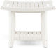 Costway Κάθισμα Μπάνιου 60.5x34x48cm BA7859WH