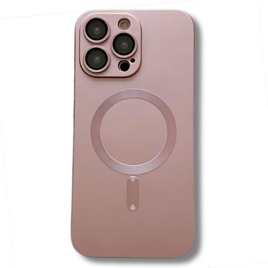 Green On Back Cover Silicon Roz (iPhone 17 Pro Max)