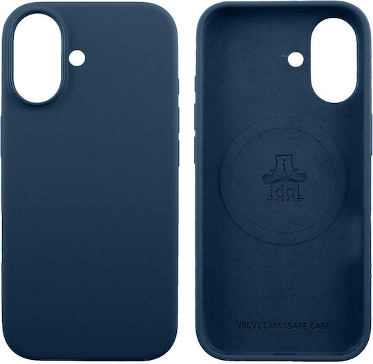 Idol 1991 Velvet Umschlag Rückseite Silikon Blau (iPhone 17)