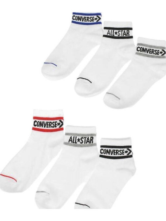 Converse Детски чорапи White, Blue, Red 6 Чифта