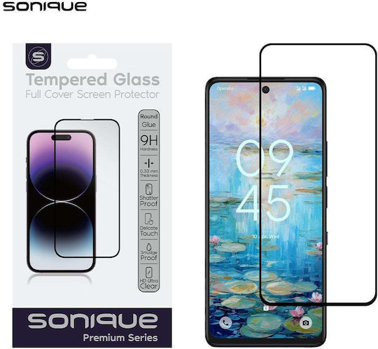 Hardy Glass Sonique Premium Series Hd Full Cover 9h Tcl Tcl 50 Nxtpaper Tcl 50 Pro Nxtpaper Μαύρο