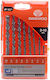 Daewoo Betonbohrersatz Zylindrischer Schaft 8 Stück 10 8 8 6 6 5 4 3 Mm