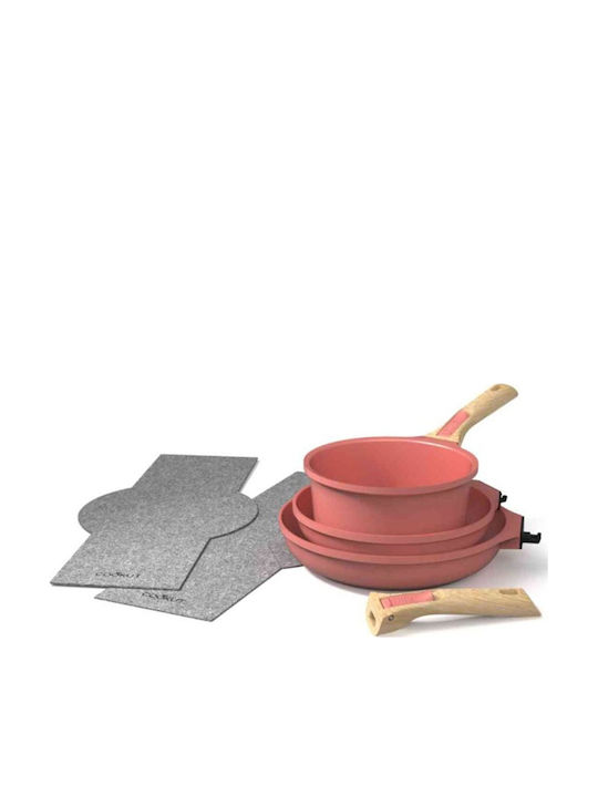 Cookut Aluminum Pans Set with Ceramic Coating 3 Pieces