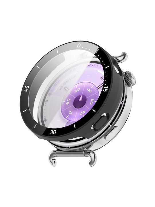 Plastic Case with Glass in Black color for Huawei Watch GT 6 41mm