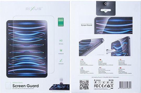 Rixus Tempered Glass (Apple iPad Pro 13 inch (2024))