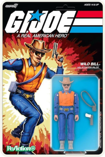 Gi Joe Reaction+ Action Figure Wave 3 Wild Bill Cartoon 10 Cm