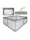 Sun Baby Park mit Matratze Gray 200x150cm