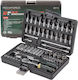 Rockforce Set de chei tubulare și clichet 57buc