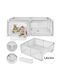 Ecotoys Park mit Matratze Gray 200x160cm