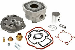 Airsal Aluminum Cylinder Piston 40.00mm Cc 01061940 Aprilia Sr Lc 05-16 Nrg Dt Ac 05-14 Derbi Gp1 02-05 Piaggio Quartz 50 92-96 Zip Sp 96-00 Kit