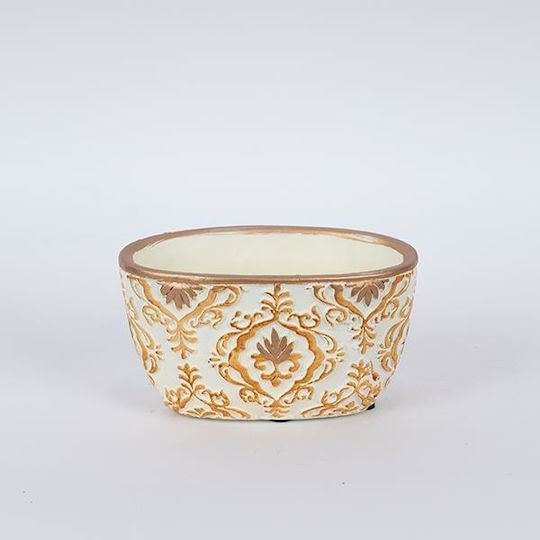 Planter Concrete Beige 18x10.5x10cm.