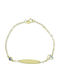 CHrysolithos Kids Bracelet ID from Silver with Evil Eye