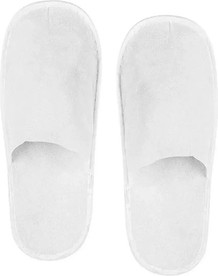 Beauty Home Disposable Slippers Non-Woven 1 Piece Travel 4mm Sole Thickness