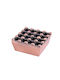 Aschenbecher Winddicht Quadratisch 9x9 cm Zink Antik Bronze Schwerer Tastatur Gtsa 52-6122 Sss