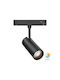 Braytron Single LED Spot in Black Color