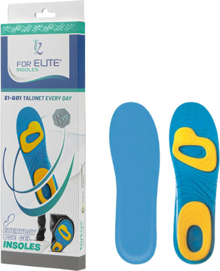 Elite Everyday Use Gel Анатомични Работни Подпетици за Мъже 2 Бройки