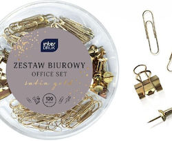Satin Gold Desk Set