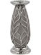 Fylliana Kerzenhalter Keramik in Gray Farbe 10x26cm 1Stück