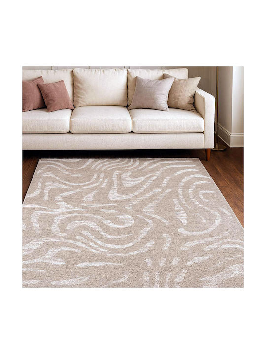 Beauty Home Puffy Σετ Μοντέρνα Χαλιά Κρεβατοκάμαρας Beige BH390680 3τμχ