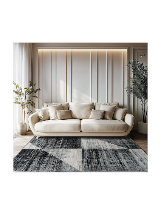 Beauty Home Serena 9839 Σετ Μοντέρνα Χαλιά Κρεβατοκάμαρας Grey BH390691 3τμχ