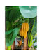 Tropical Artificial Banana Plant 60cm Realistic Tropical Fruits