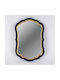Wall Mirror Oval with Black Frame 34.5x23.2cm 2pcs