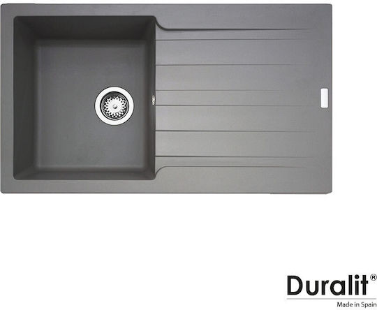 Duralit Drop-In Мивка от Синтетичен Гранит Ш86xД50см