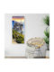 Caravelshop Wall Hanger Metal 6 Hooks Silver 40x90cm 3 Pieces