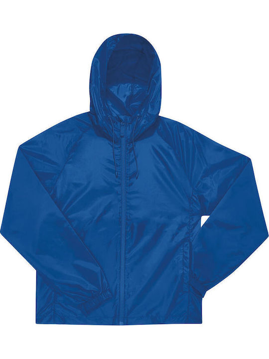 B&C Jacke Winddicht Royal Blue