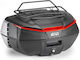 Givi E256 Schwarze Metallische Gepäckträger V49 Air Motorradgepäckzubehör