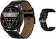 DT3 Smartwatch με Παλμογράφο (Μαύρο)
