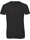 B&C Ανδρικό Διαφημιστικό T-shirt Κοντομάνικο Black