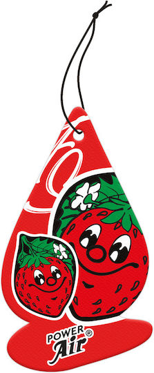 Autoline Car Air Freshener Tab Pendand Fresh Smile Strawberry
