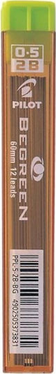 Pilot 12 Μύτες Μολυβιού Begreen Πάχους 0.5mm Τύπου 2b