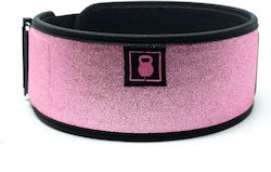 Bubblegum 4"pink Straight Weightlifting Belt 2pood