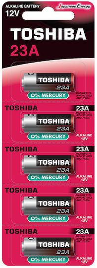 Toshiba Alkaline Batterien A23 12V 5Stück