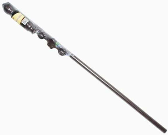 Wooden Curtain Pole Single Φ28mm 120cm Dark Brown