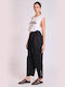 Women's Fabric Trousers Black