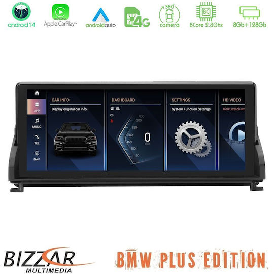 Bizzar Car Audio System for BMW Z4 2009 2016 (Bluetooth/USB/WiFi/GPS/Apple-Carplay/Android-Auto/CD) with Touch Screen 10.25"
