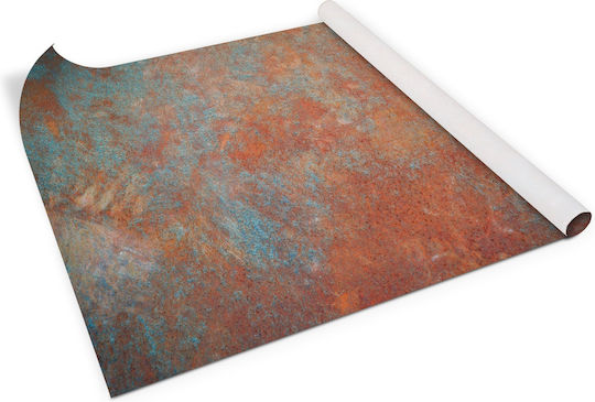 Decorative Matte Sticker Home Furniture Old Rusty Metal 100x50 Cm