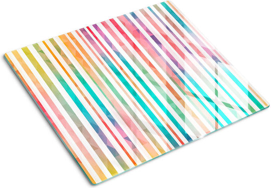 Protecție Blat Sticlă Călită Curcubeu 60x52 Cm