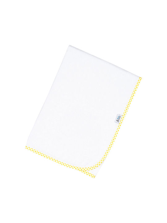 Bunny Bebe Flannel Swaddle Wrap Yellow 90x90cm.