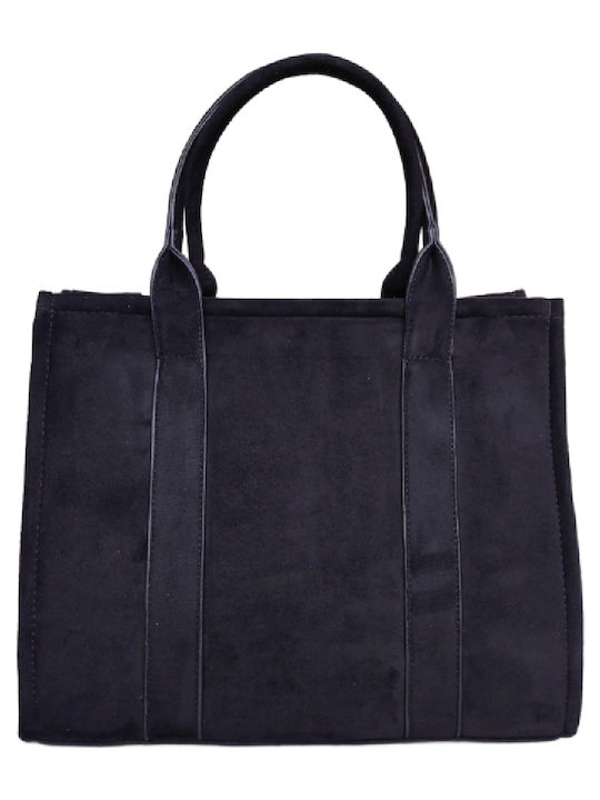 Leather Women's Bag Tote Handbag Black