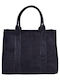 Leather Women's Bag Tote Handbag Black