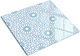 Glass Kitchen Board Printed Tempered Glass Eastern Design 60x52 Cm