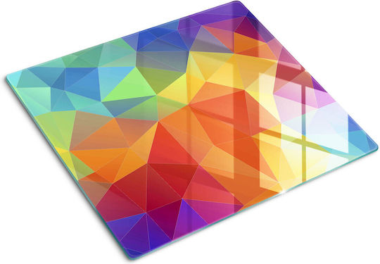Suprafață De Protecție Pentru Blat Din Sticlă Securizată Forme Geometrice 60x52 Cm