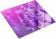 Multipurpose Glass Kitchen Board Tempered Glass Lavender 60x52 Cm