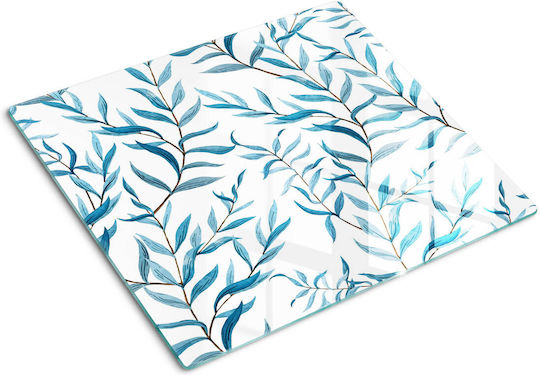 Glas Schneidebrett Küchen Modernes Design Gehärtetes Glas Blätter 60x52 cm
